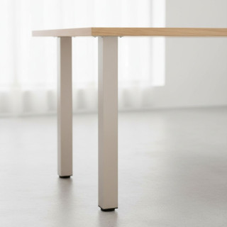 JGO.4PATAS REGULABLE PARA MESA RIGO 60X60-710 NIQUEL SATINADO MESA FIJA 2