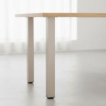 JGO.4PATAS REGULABLE PARA MESA RIGO 60X60-710 NIQUEL SATINADO MESA FIJA