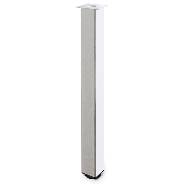 PATAS REGULABLES PARA MESA RIGO 60X60-710. HIERRO. CROMO