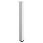 PATAS REGULABLES PARA MESA RIGO 60X60-710. HIERRO. CROMO