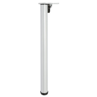 PATA DE MESA PLEGABLE. HIERRO. GRIS RAL 9006. ALTURA 710-740MM