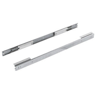 GUÍA BIDIRECCIONAL PARA MESA EXTENSIBLE. ACERO Y ALUMINIO. SISTEMA SYNC. EXTENSIÓN 350MM. CON FRENO. LONGITUD CERRADA 56