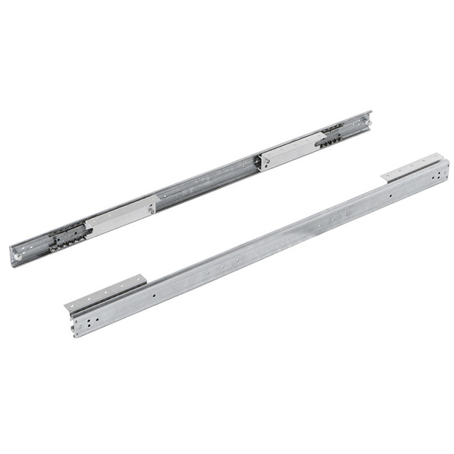 GUÍA BIDIRECCIONAL PARA MESA EXTENSIBLE. ACERO Y ALUMINIO. SISTEMA SYNC. EXTENSIÓN 350MM. CON FRENO. LONGITUD CERRADA 56