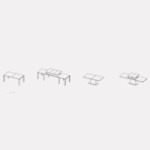 GUIA MESA EXTENSIBLE KOMBI 47 H82 980mm BIDI CON FRENO 3 TABLEROS x 500mm. CARGA 90KGS. GUIA MESA EXTENSIBLE KOMBI 47 H82 980mm BIDI CON FRENO 3 TABLEROS x 500mm. CARGA 90KGS.
