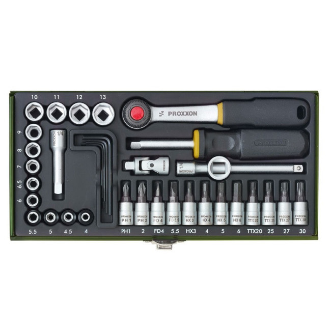 KIT MECANICA PRECISION PROXXON 36pc 1/4 2223080