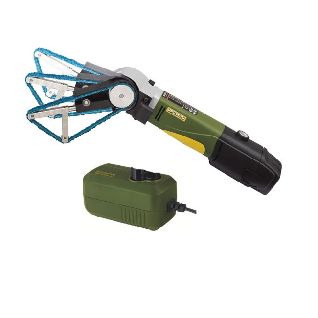 LIJADORA DE BANDA A BATERÍA RBS/A. 10,8 V CC. CINTA ABRASIVA. 10 X 330 MM. CON ASPIRACIÓN. 200 A 700 M/MIN