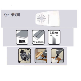RASCADOR SIERRA OSCILANTE INOX 52 X 40 MM