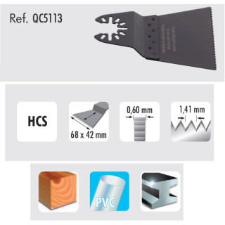 HOJA DE SIERRA OSCILANTE 68X42 MM QC5113