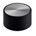 PASADOR DE SUELO IN.17.604. ACERO INOXIDABLE EN 1.4301. INOX SATINADO / NEGRO MATE. DIÁMETRO 50MM. CIERRE DE SEGURIDAD.