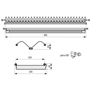 ESCURREPLATOS/VASOS EIRE M700 INOX201 2