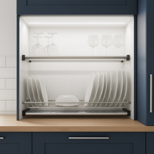 ESCURREPLATOS/VASOS ECO EIRE M700 INOXIDABLE INOXIDABLE 201