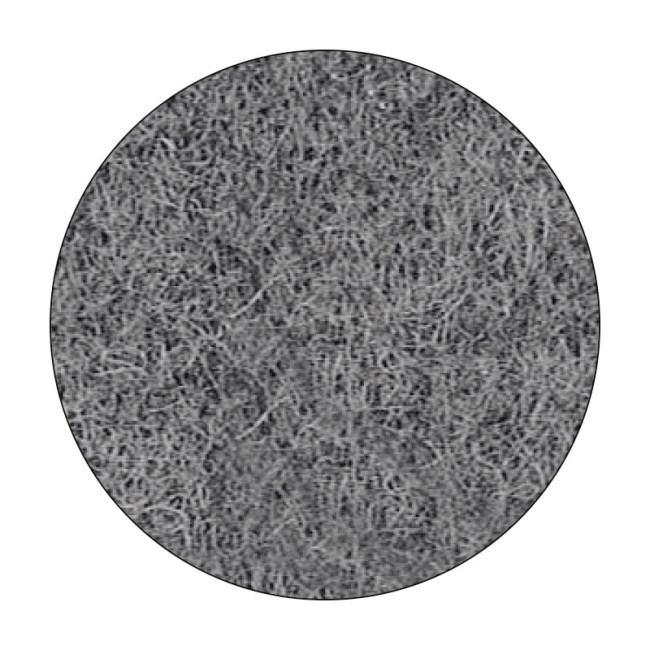 FIELTRO ADHESIVO REDONDO GRIS