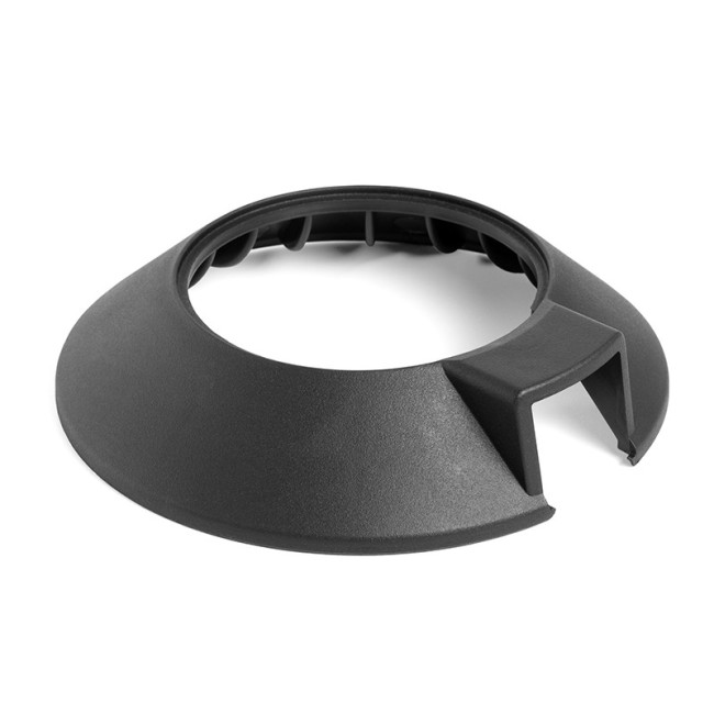 CONECTOR Y EMBELLECEDOR SWING-A. ABS NEGRO. GIRO 360º. 5 POSICIONES DE BLOQUEO - SISO