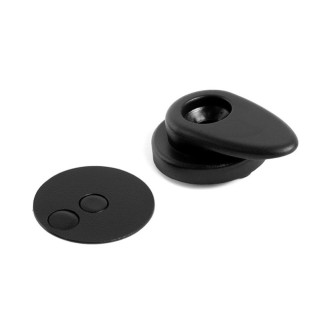 CONECTOR PARA ALA DE MESA SWING-A. ABS NEGRO. GIRO 360º. 5 POSICIONES DE BLOQUEO. INTERIOR Y EXTERIOR. DIÁMETRO 60MM - S