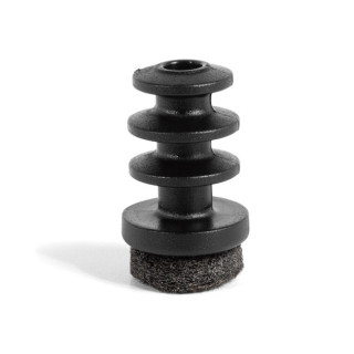 CONTERA REDONDA CON FIELTRO Ø14 NEGRO