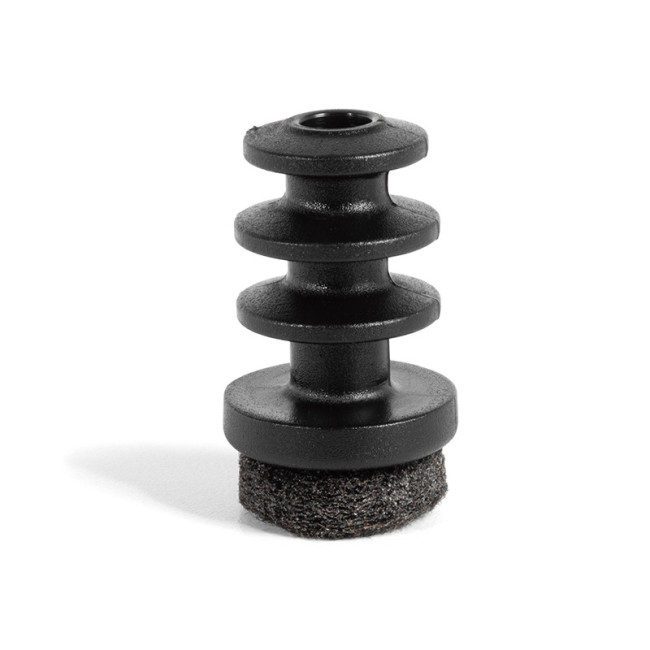 CONTERA REDONDA CON FIELTRO Ø14 NEGRO