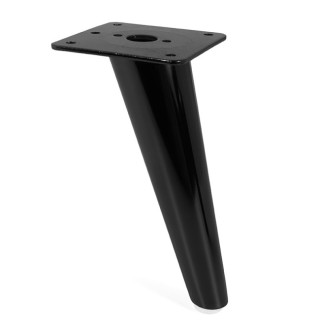 PATA METÁLICA MODELO COV H180 NEGRO MATE / NÍQUEL MATE