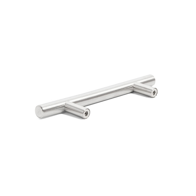 TIRADOR PARA ARMARIO O CAJÓN DE ACERO INOXIDABLE. ACABADO INOX MATE. MODELO PIREO