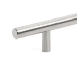 TIRADOR PARA ARMARIO O CAJÓN DE ACERO INOXIDABLE. ACABADO INOX MATE. MODELO PIREO