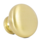 POMO ZAMAK MODELO DUKE ø31 CROMO, NIQUEL CEPILLADO Y LATON CEPILLADO MATE