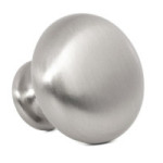 POMO ZAMAK MODELO DUKE ø31 CROMO, NIQUEL CEPILLADO Y LATON CEPILLADO MATE