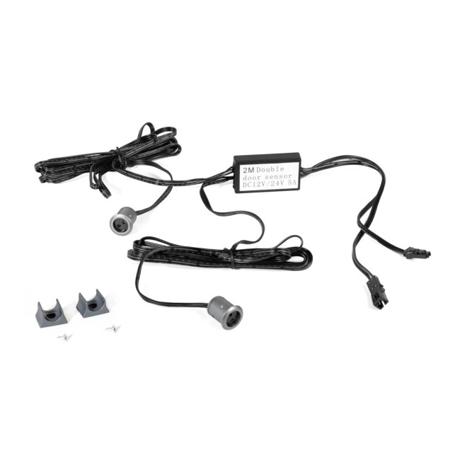 SENSOR DOBLE PARA PUERTA SOL 24V. 24 V DC. PUERTO DC JST. PLÁSTICO. 48 W