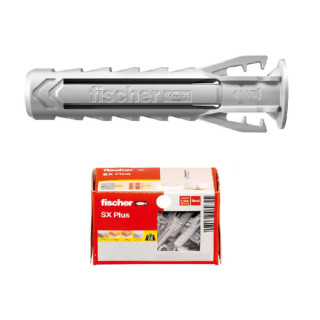 TACO DE NYLON FISCHER SX PLUS - DE 4X20 A 14X70 MM - CAJAS DE 20 A 200 UNIDADES 2