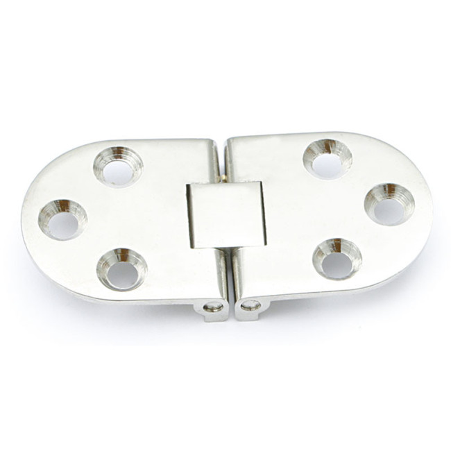 BISAGRA LATON NIQUEL 65/80 CON FRENO ACABADO NIQUEL