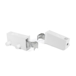 COLGADOR SCARPI-5 TACO MONTAJE DIRECTO Ø10mm BLANCO R9003 DERECHA 2