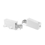 COLGADOR SCARPI-5 TACO MONTAJE DIRECTO Ø10mm BLANCO R9003 DERECHA