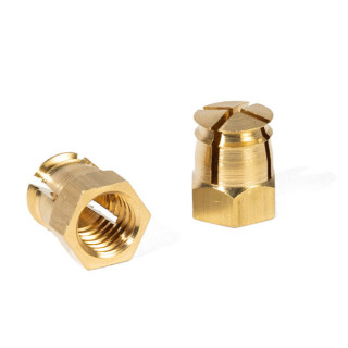TUERCA EXPANSIBLE LATON M8-13 SIN PASTILLA  PARA TALADRO 10mm.