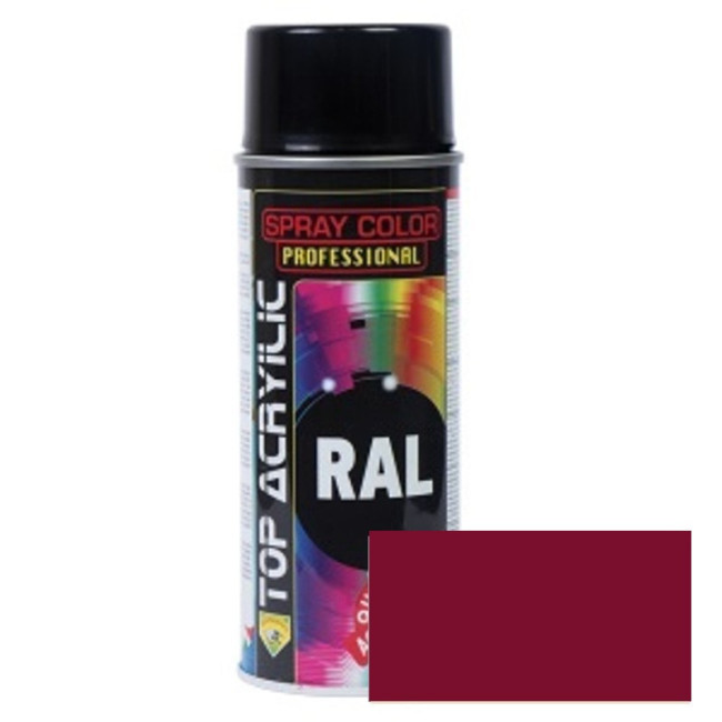 SPRAY ACRÍLICO. RAL-3004. ROJO PÚRPURA - TOP ACRYLIC