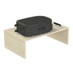 PERFIL GUARDA-MALETA ALUMINIO 3M ACABADO PLATA MATE, NEGRO MATE