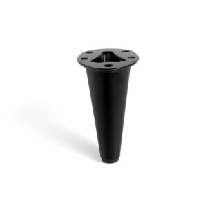 PATA METÁLICA CONE H100 ACABADO NEGRO MATE 2