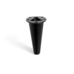 PATA METÁLICA CONE H100 ACABADO NEGRO MATE