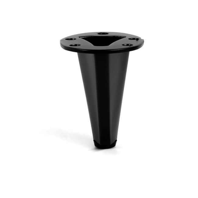 PATA METÁLICA CONE H100 ACABADO NEGRO MATE