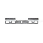 PLACA DOBLE PARA COLGADOR SPIDER. ACERO. ZINCADO. SISTEMA DE ENSAMBLE EXCÉNTRICO DIÁMETRO 35MM MM. UNI 10768. RESISTENCI