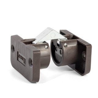 BISAGRA INVISIBLE KIRMA MARRÓN, NEGRO, GRIS PARA MESA PLEGABLE 2