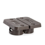 BISAGRA INVISIBLE KIRMA MARRÓN, NEGRO, GRIS PARA MESA PLEGABLE