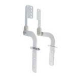 RESORTE 90-180º CROMO/NEGRO MATE CON EMBELLECEDORES