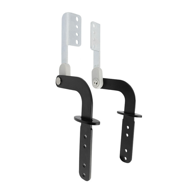 RESORTE 90-180º CROMO/NEGRO MATE CON...