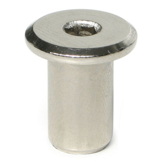 TUBO CONJUNTO UNION M6 CEGAS NEGRO / NÍQUEL 2