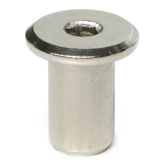 TUBO CONJUNTO UNION M6 CEGAS NEGRO / NÍQUEL