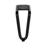 PATA METÁLICA VICTORIA H100/H120 ACABADO NEGRO MATE