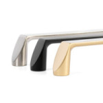 TIRADOR ZAMAK ALAN ACABADOS NIQUEL SATINADO, ORO SATINADO, NEGRO MATE