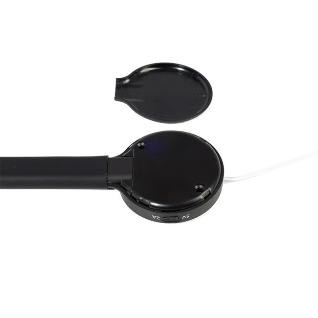 LAMPARA FLEXO SAKE TOUCH 2USB-A/C NEGRO 24V 4000K