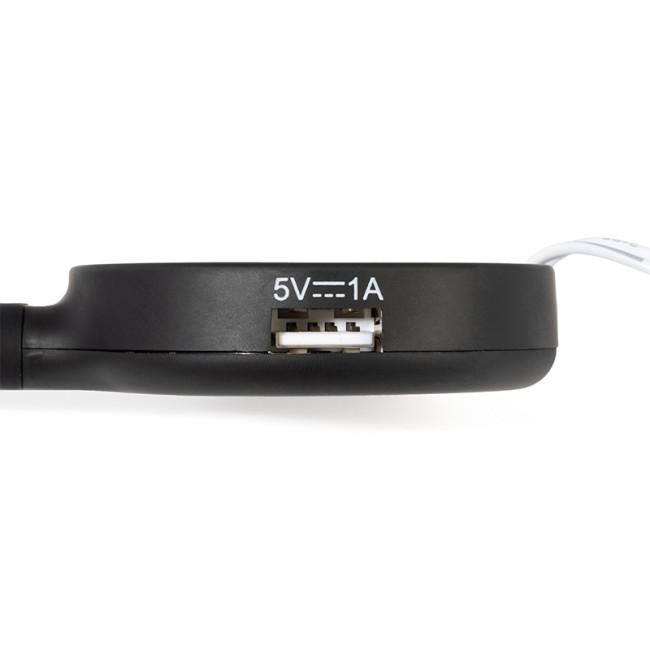 LÁMPARA FLEXO LED TOUCH 2USB-A/C. 4000K. 24V. 2 PUERTOS USB-A/C. PLÁSTICO