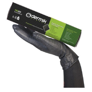 GUANTE NITRILO DIAMANTE NEGRO 100 UNIDADES TALLAS M/L 2