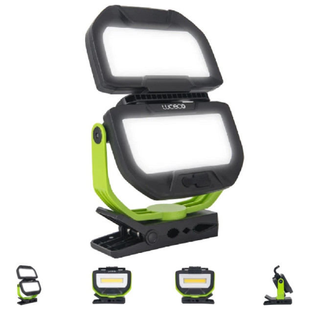 PROYECTOR MAGNET.RECARGABLE BIPANEL 25W 2500LM POWERBANC USB-C LUCECO LILC250G65-01