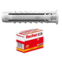 TACO DE EXPANSIÓN SX. NYLON. PARA PARED MACIZA O HUECA. CAJA 100 UDS - FISCHER